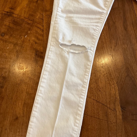 Top shop moto Leigh super soft ankle grazer white jeans - Picture 5 of 7